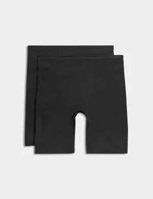 2 pcs. Marks & Spencer Lightweight Thigh Slimming Shorts, Black