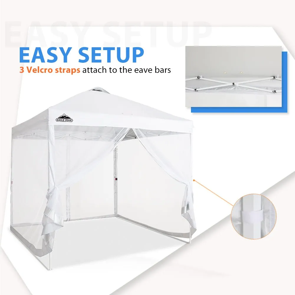 4 Mesh Sidewalls for EAGLE PEAK 10x10 Straight Leg Pop Up Canopy