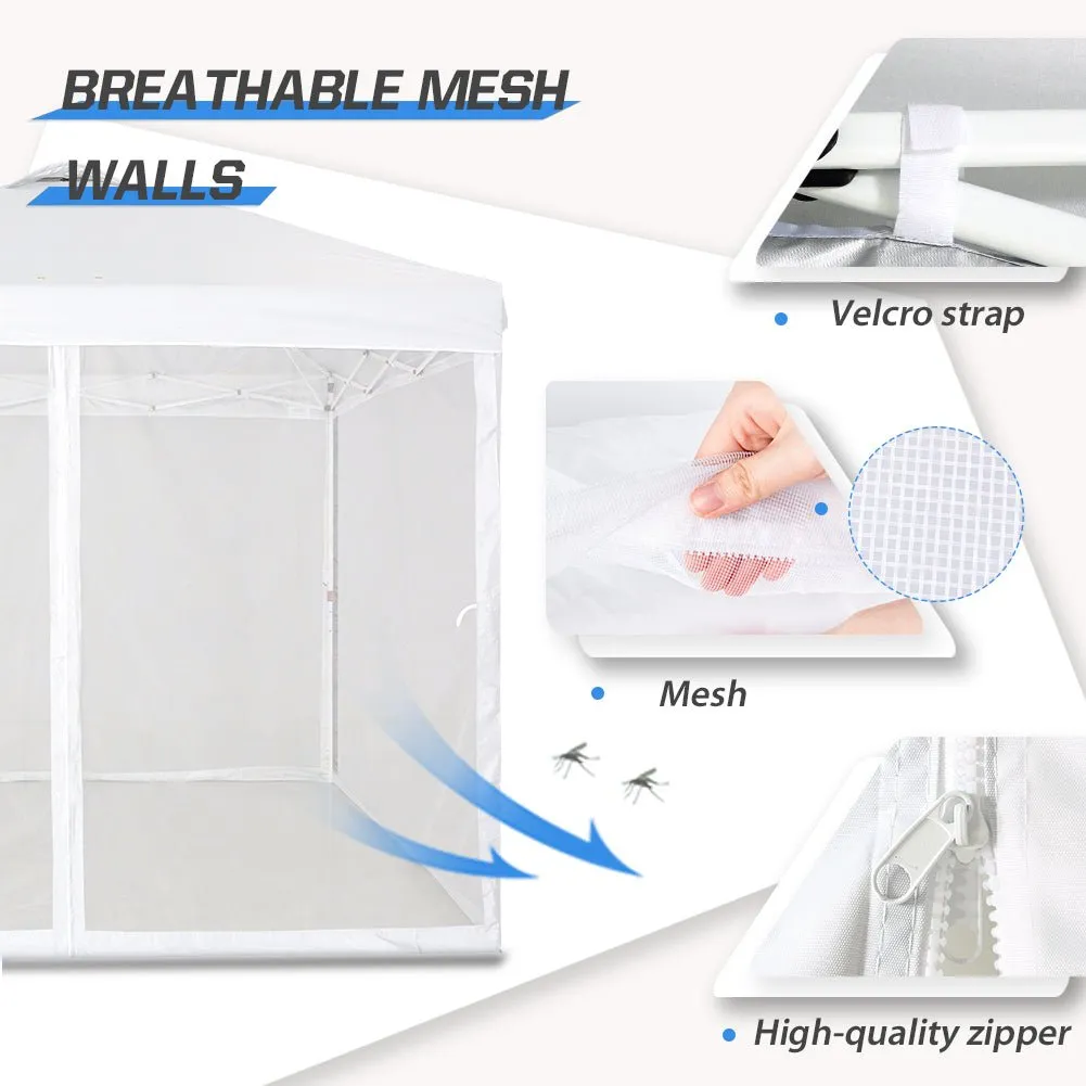 4 Mesh Sidewalls for EAGLE PEAK 10x10 Straight Leg Pop Up Canopy