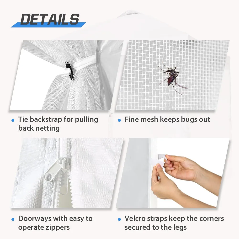 4 Mesh Sidewalls for EAGLE PEAK 10x10 Straight Leg Pop Up Canopy