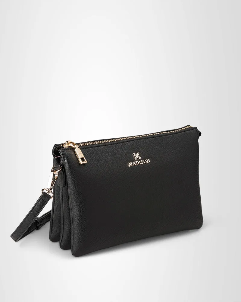Avery 3 Compartment Crossbody Bag   Graphic Bag Strap