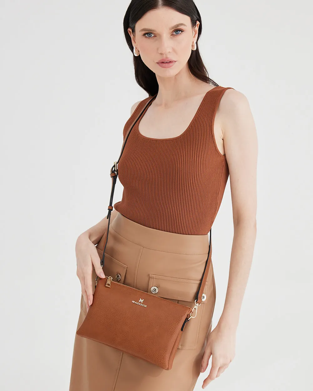 Avery 3 Compartment Crossbody Bag   Graphic Bag Strap