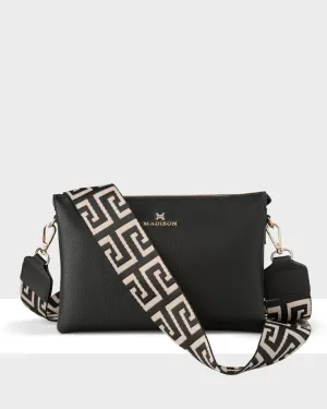 Avery 3 Compartment Crossbody Bag   Graphic Bag Strap
