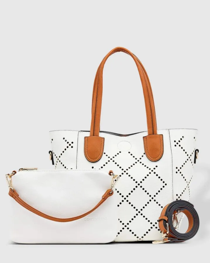 BABY BERMUDA TOTE BAG WHITE