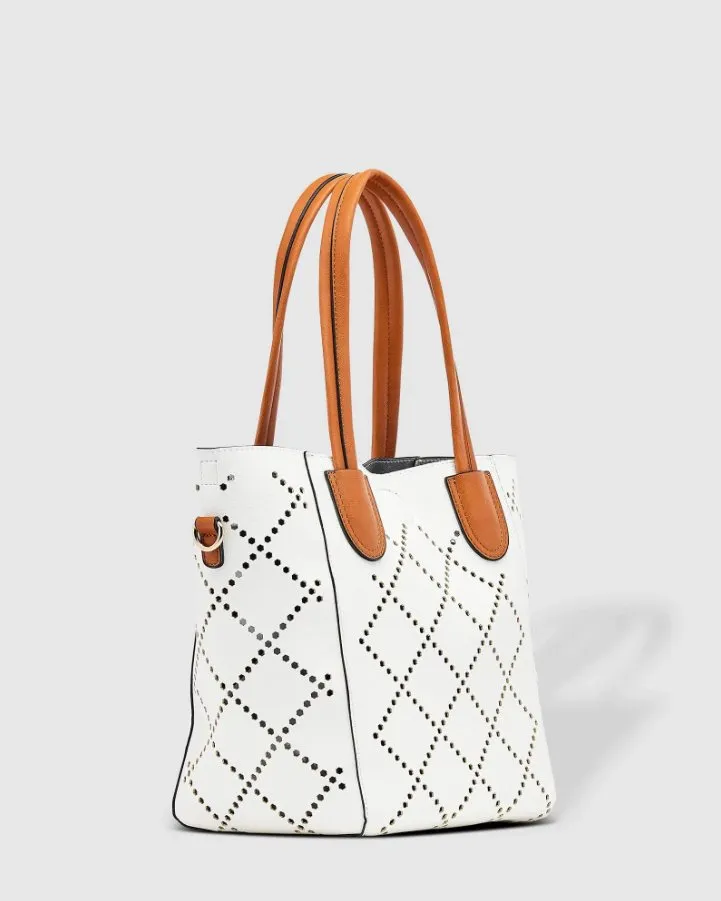 BABY BERMUDA TOTE BAG WHITE