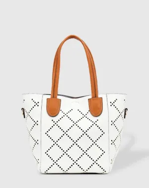 BABY BERMUDA TOTE BAG WHITE