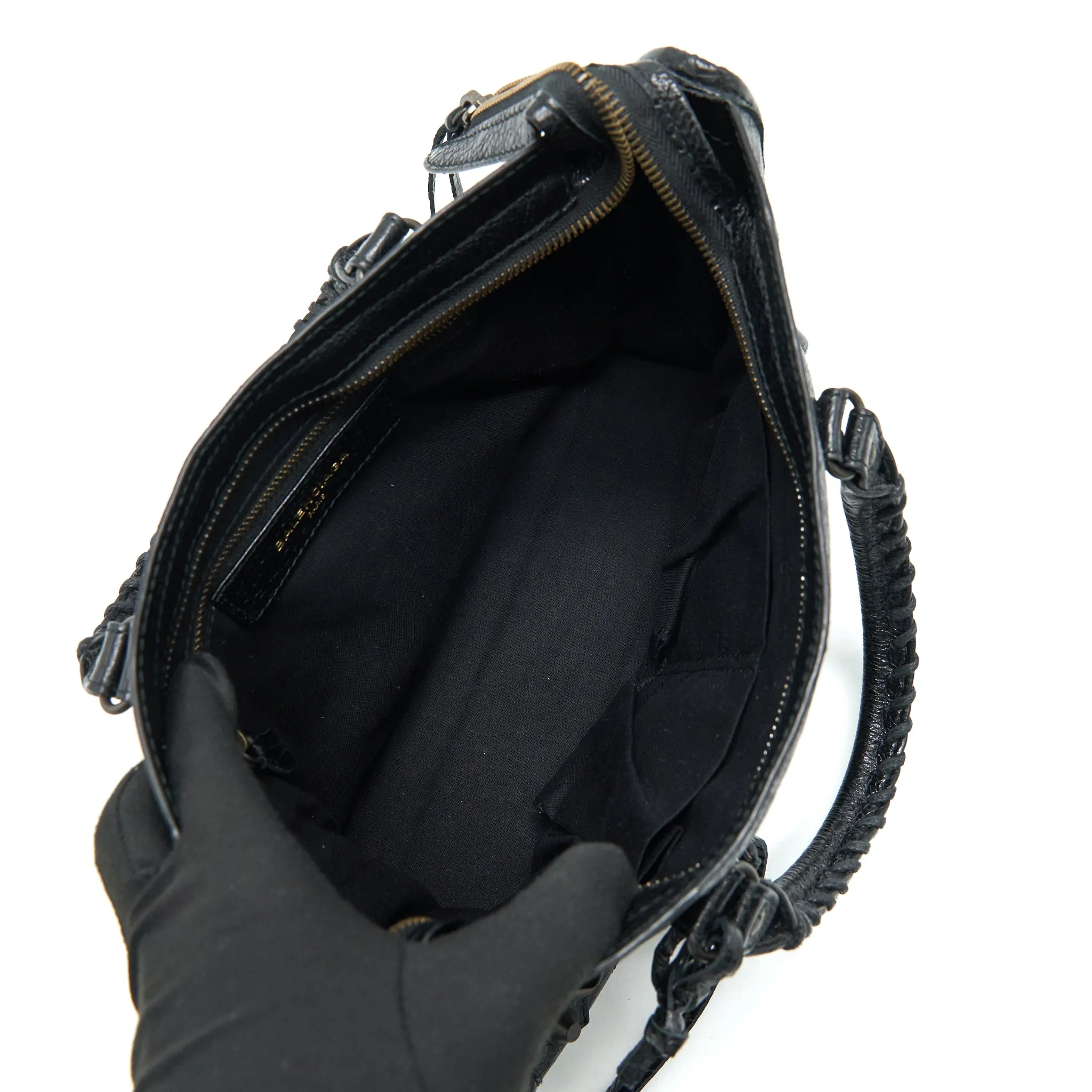 Balenciaga Classic City S leather tote black