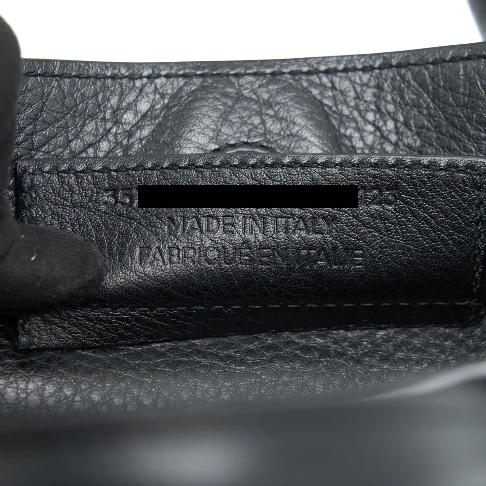 Balenciaga Papier Mini A4 Classic Studs Bag Leather Mini Black