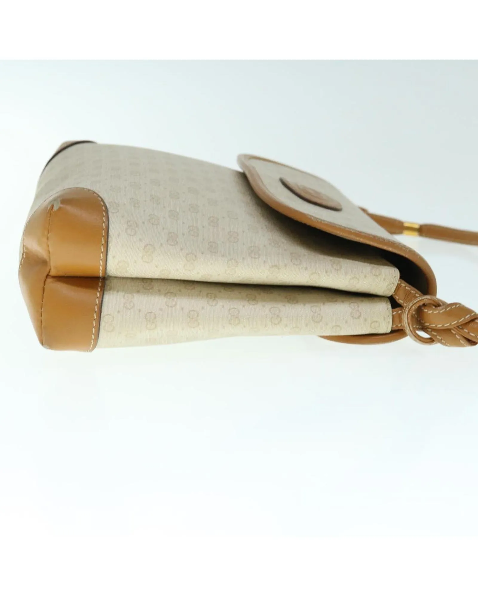 Beige Micro GG Supreme Shoulder Bag - Italian-Made Luxury Accessory