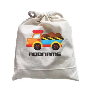 Birthday Construction Dump Truck Addname Satchel