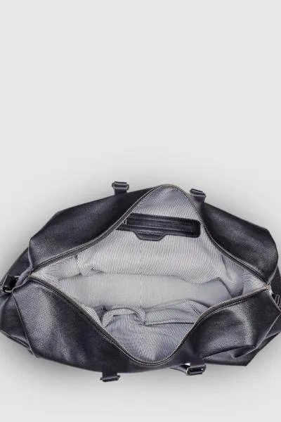 BOSTON BLACK WEEKENDER TRAVEL BAG