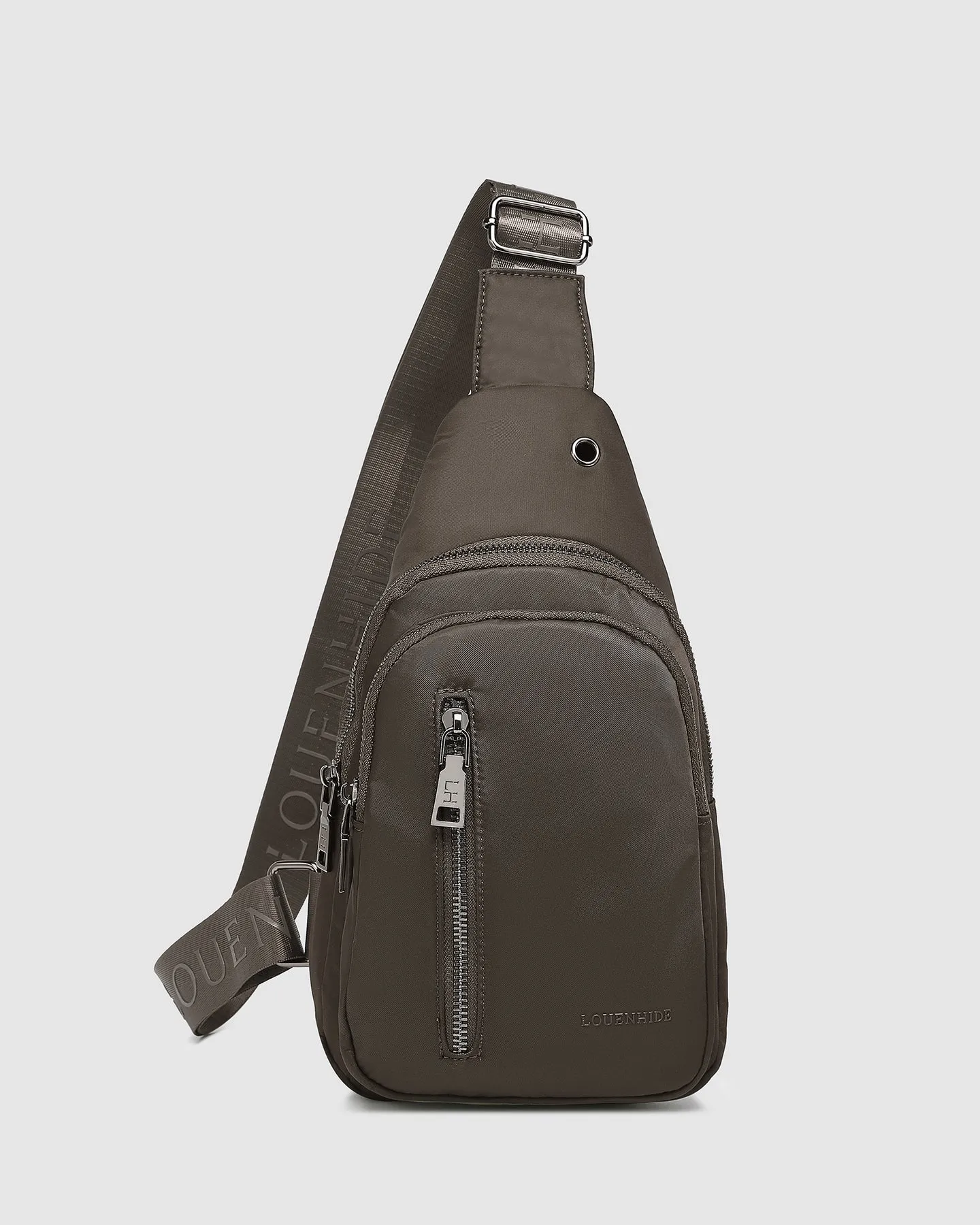 BOYD NYLON SLING BAG CHOCOLATE