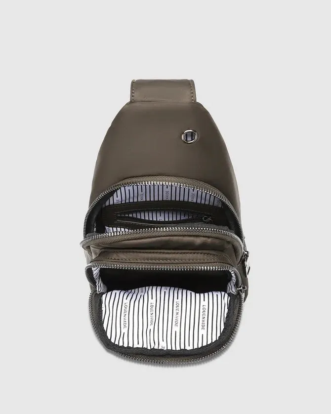 BOYD NYLON SLING BAG CHOCOLATE