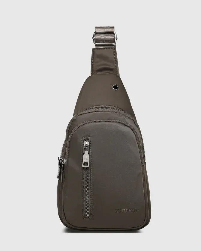 BOYD NYLON SLING BAG CHOCOLATE