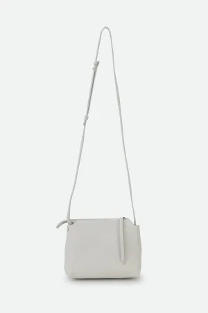 BRIDGET ITALIAN LEATHER CROSSBODY BAG IN BUTTER WHITE