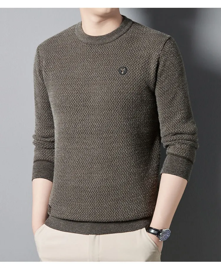 Buy 2 Free ShippingMen's Warm Cozy Lined Crewneck Top