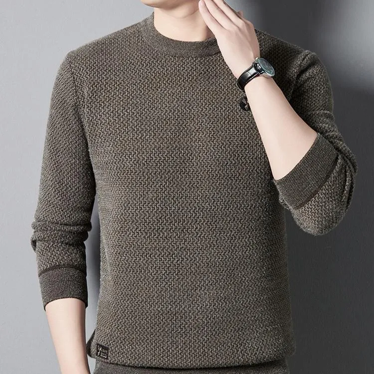 Buy 2 Free ShippingMen's Warm Cozy Lined Crewneck Top