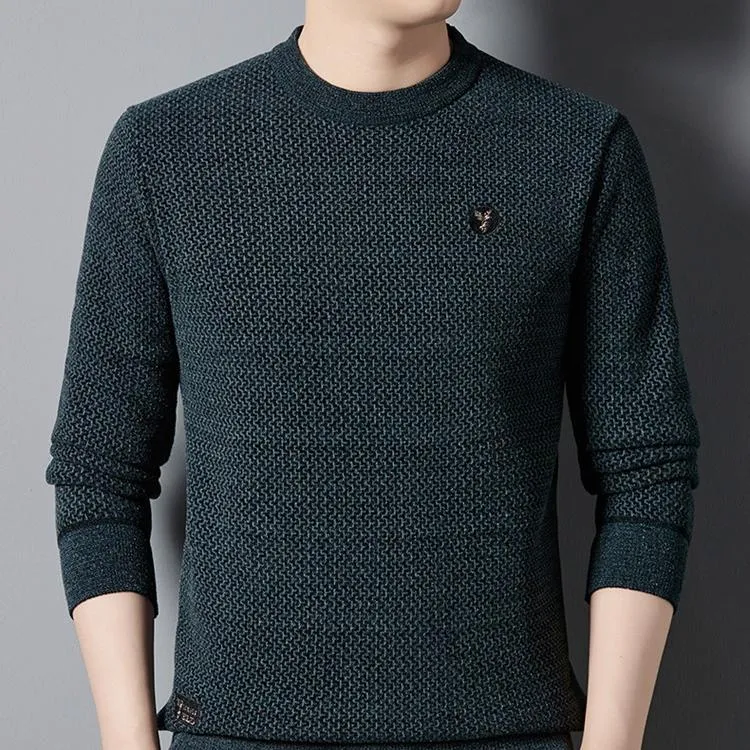 Buy 2 Free ShippingMen's Warm Cozy Lined Crewneck Top