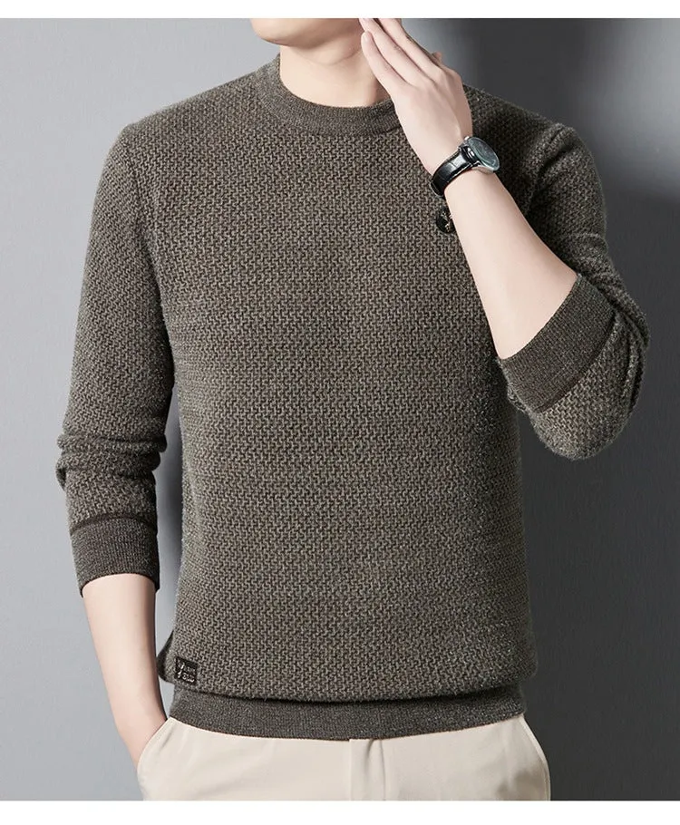 Buy 2 Free ShippingMen's Warm Cozy Lined Crewneck Top