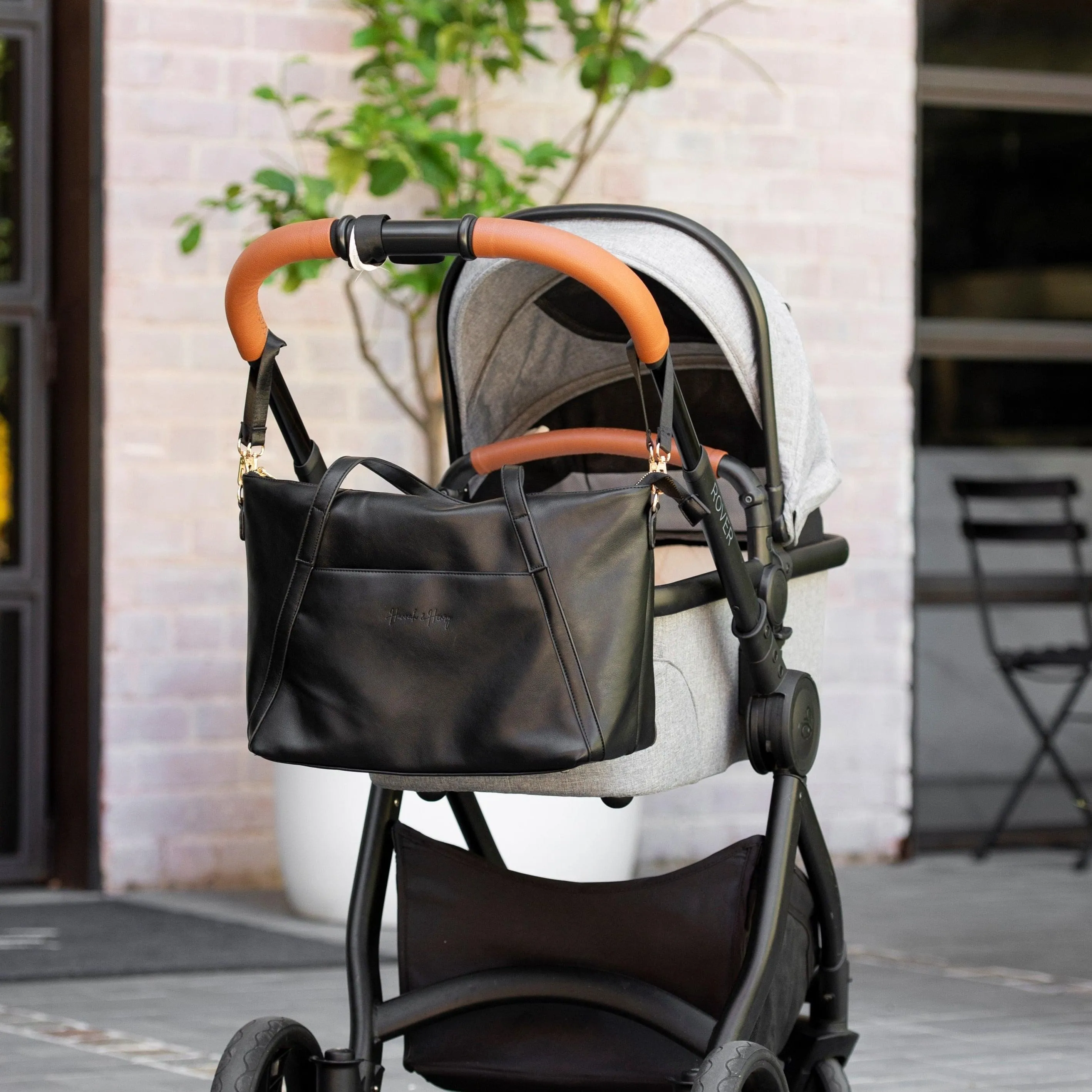 Catherine Diaper Tote | Black