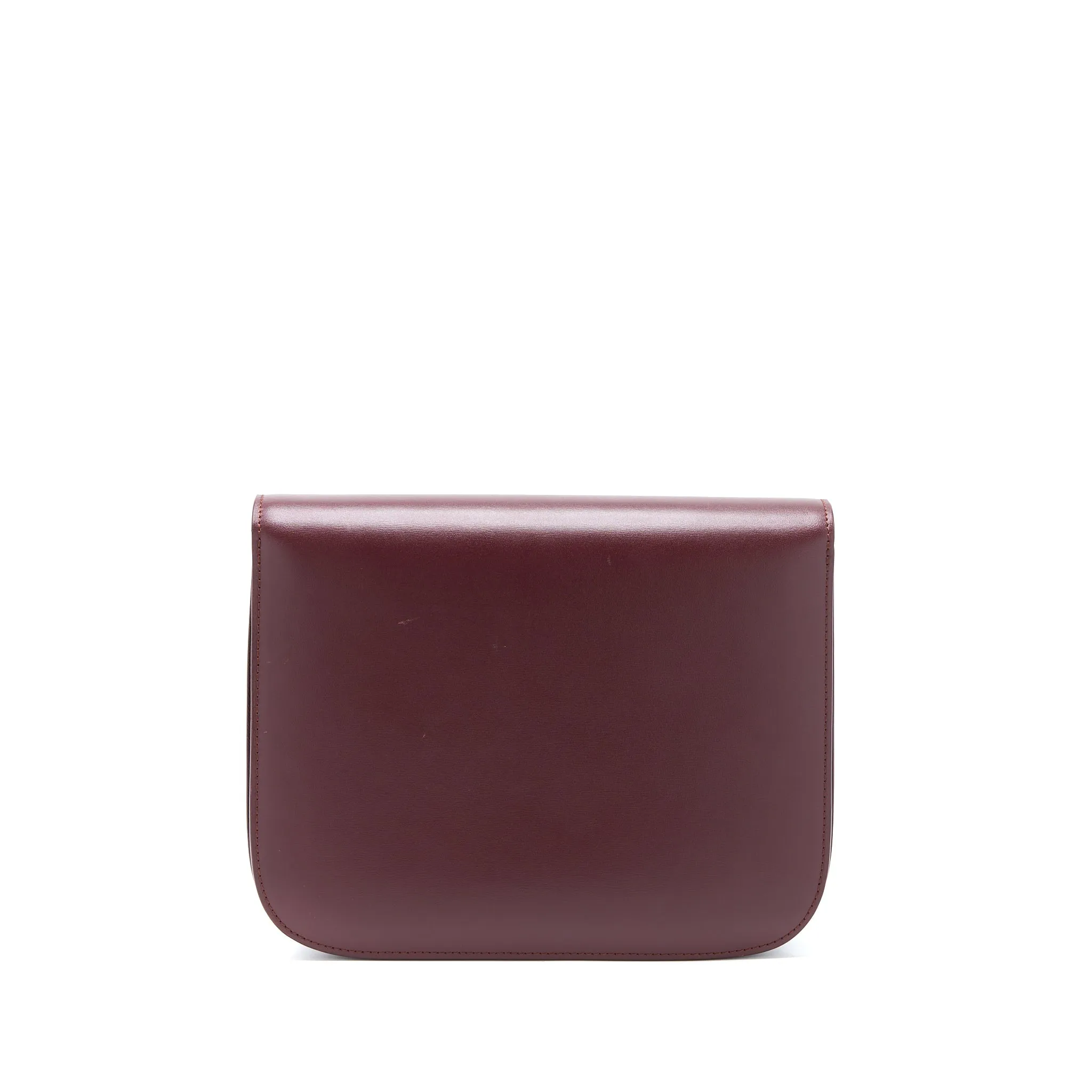 Celine Classic Medium Box Calfskin Burgundy