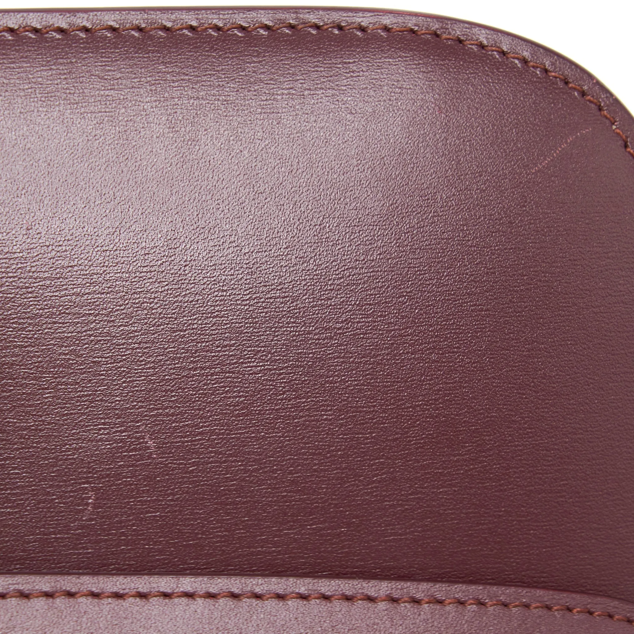 Celine Classic Medium Box Calfskin Burgundy