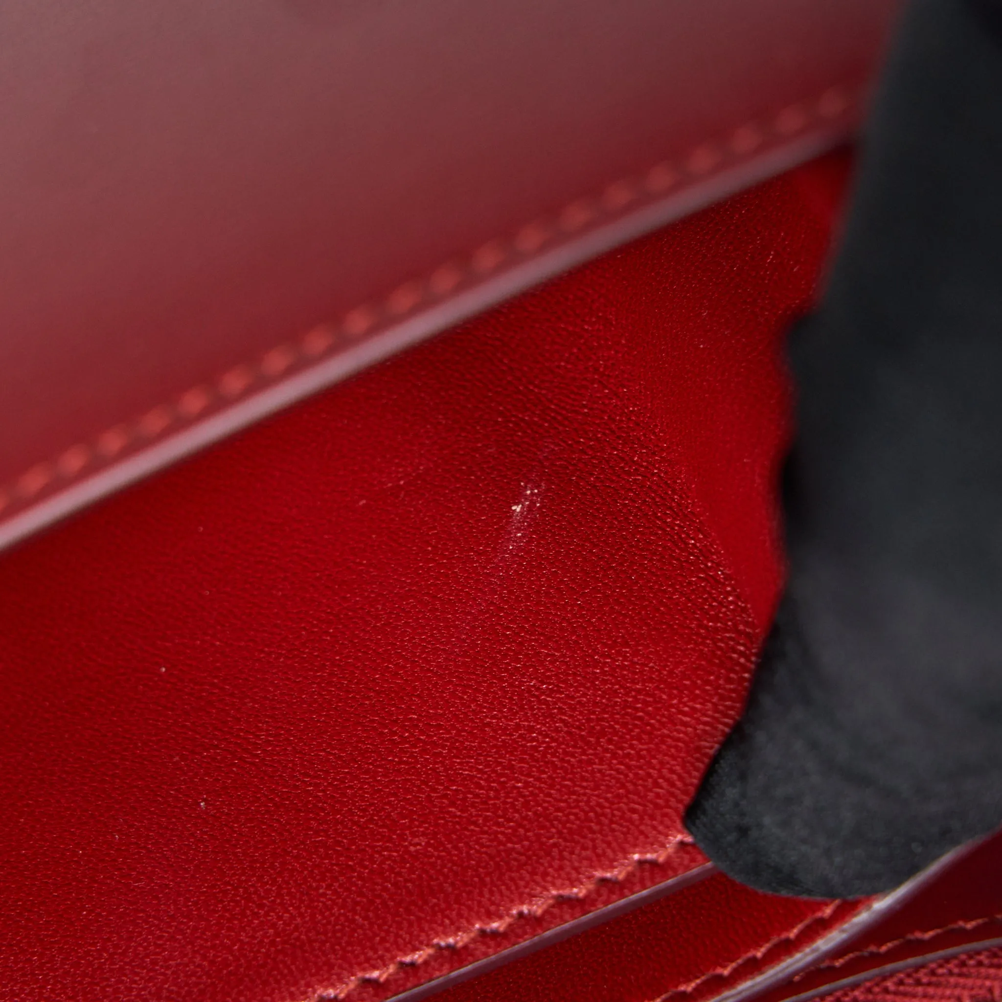 Celine Medium Classic Box Bag red