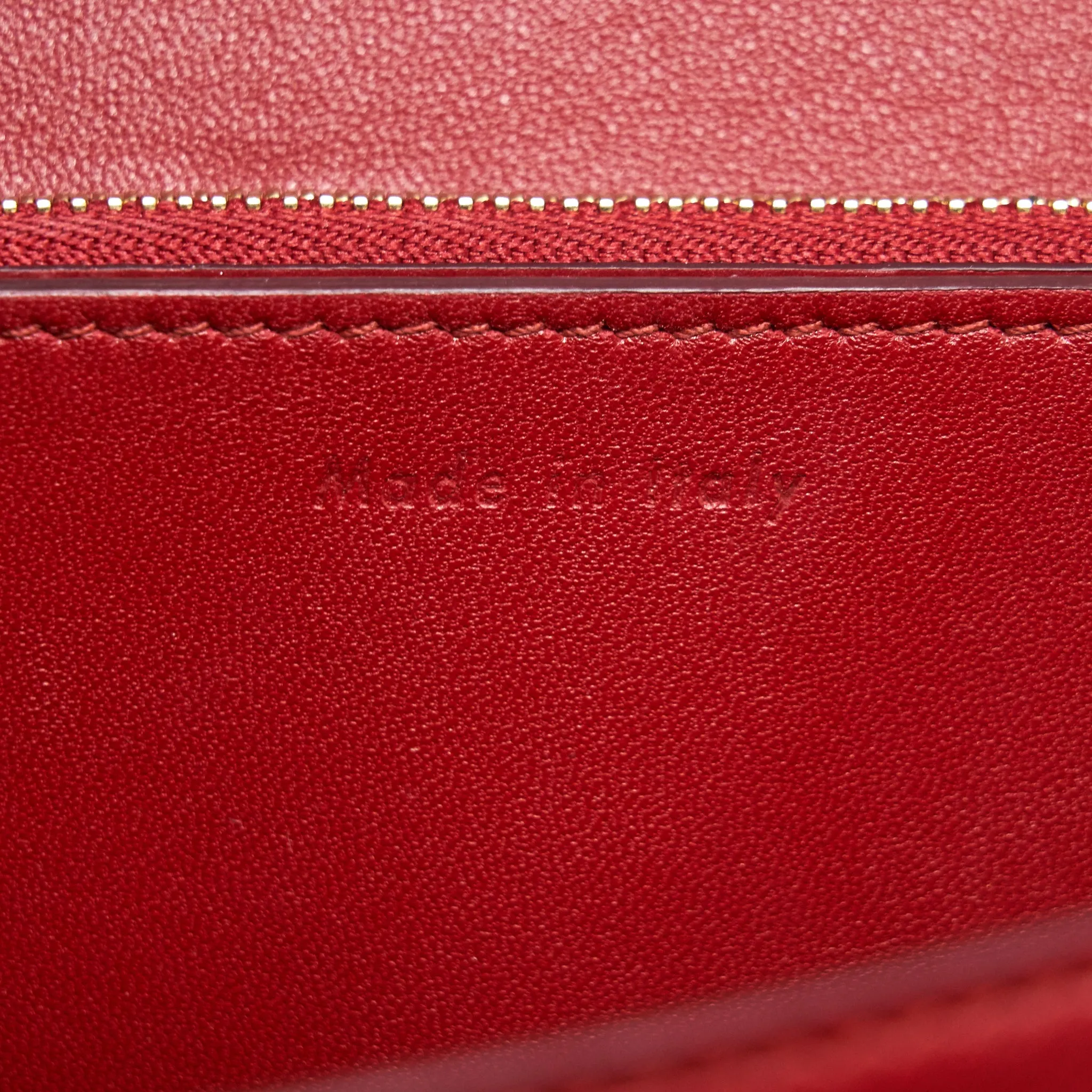 Celine Medium Classic Box Bag red