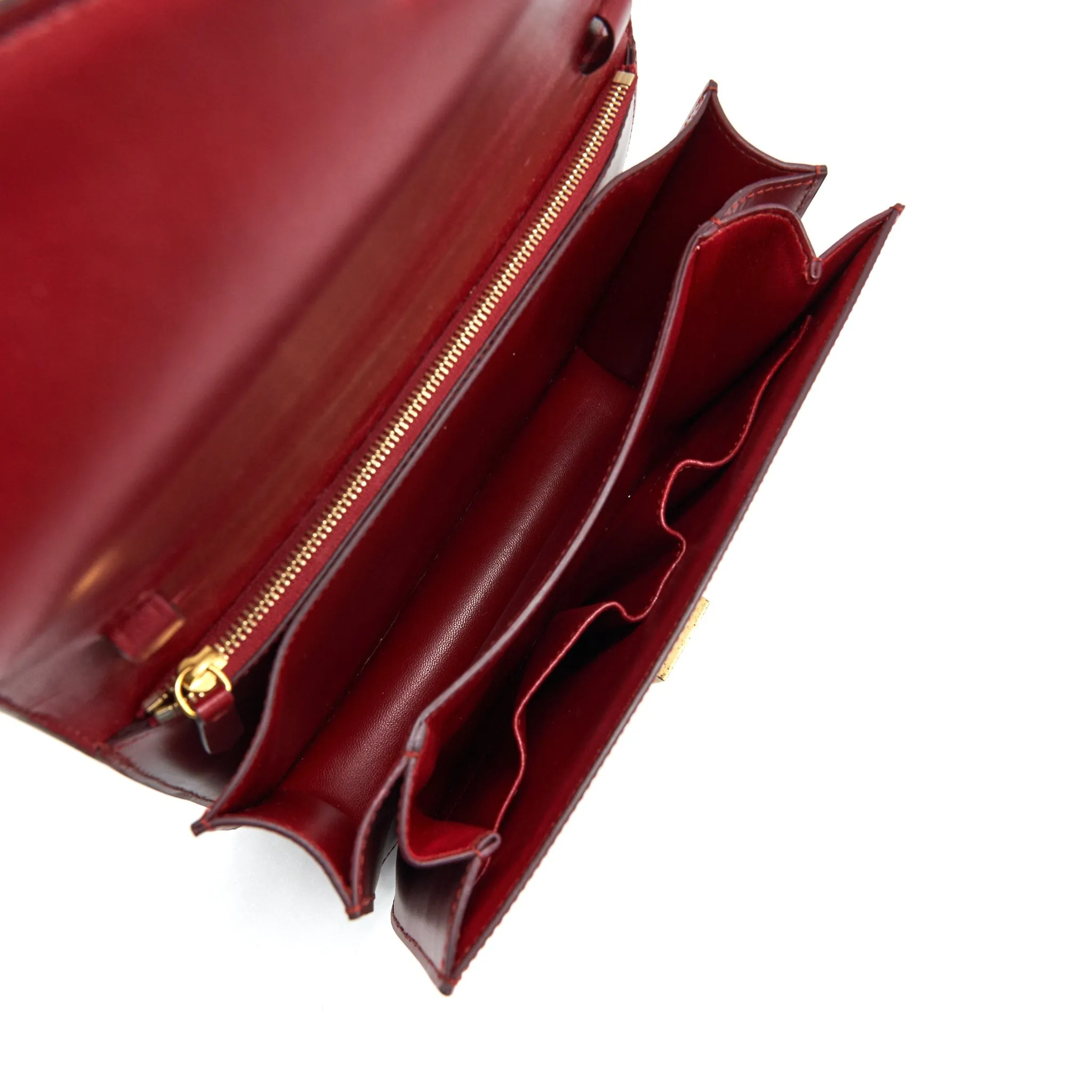 Celine Medium Classic Box Bag red