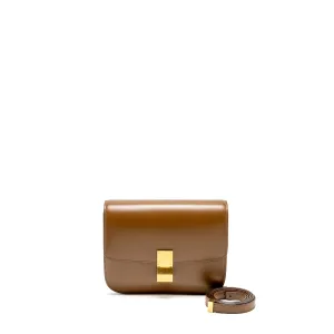 Celine Medium Classic Box Calfskin Camel