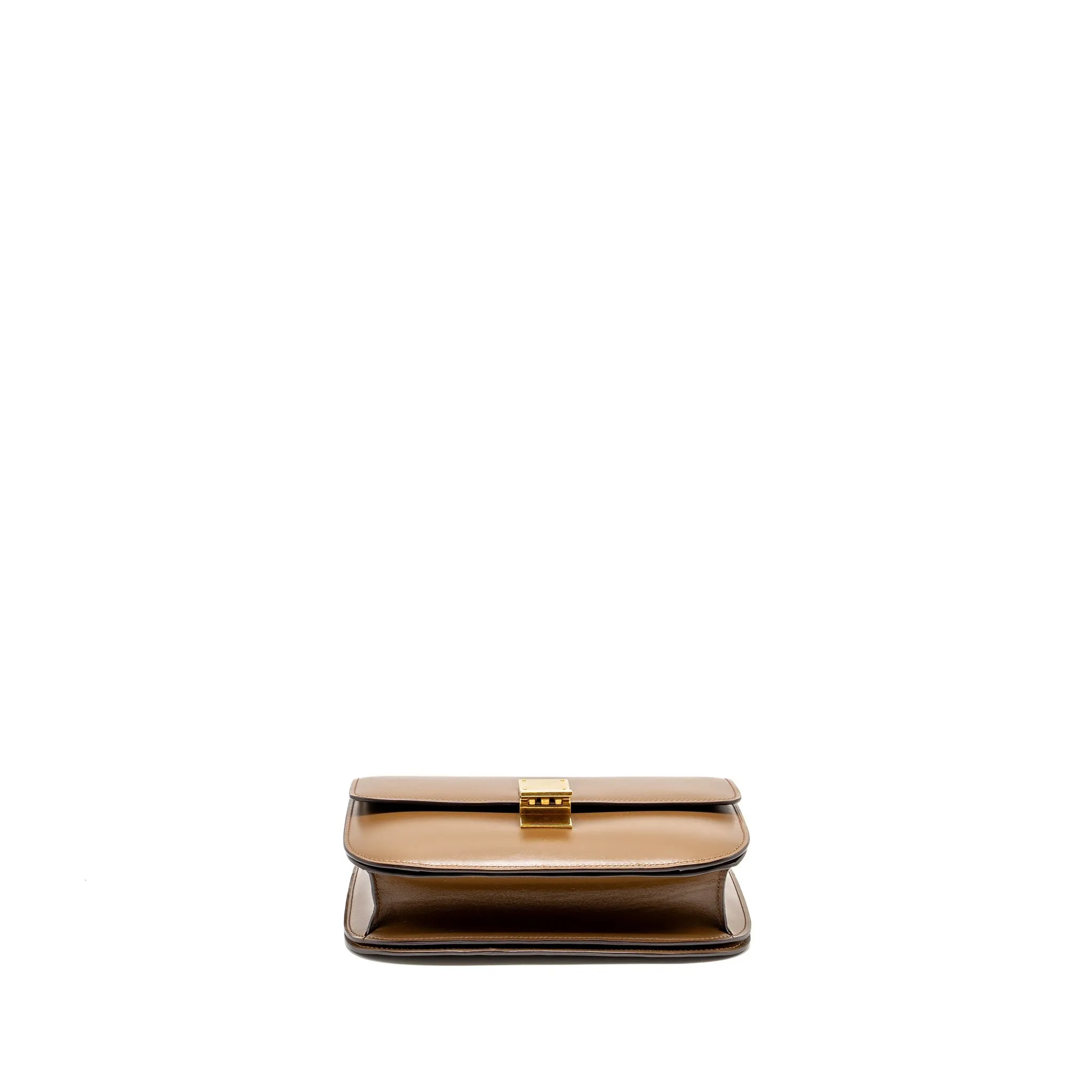 Celine Medium Classic Box Calfskin Camel