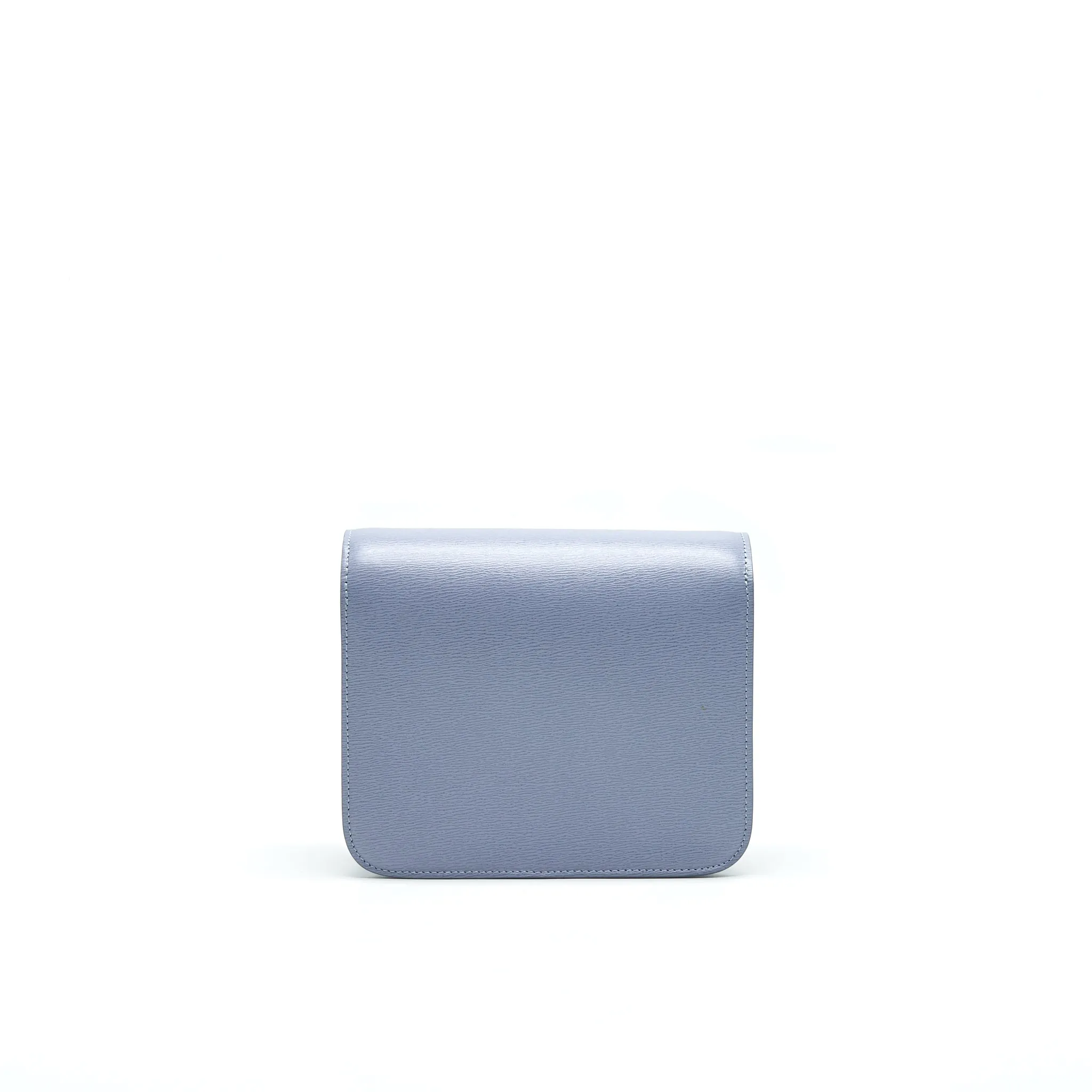 CELINE TEEN CLASSIC BAG IN CALFSKIN LIEGE ARCTIC BLUE