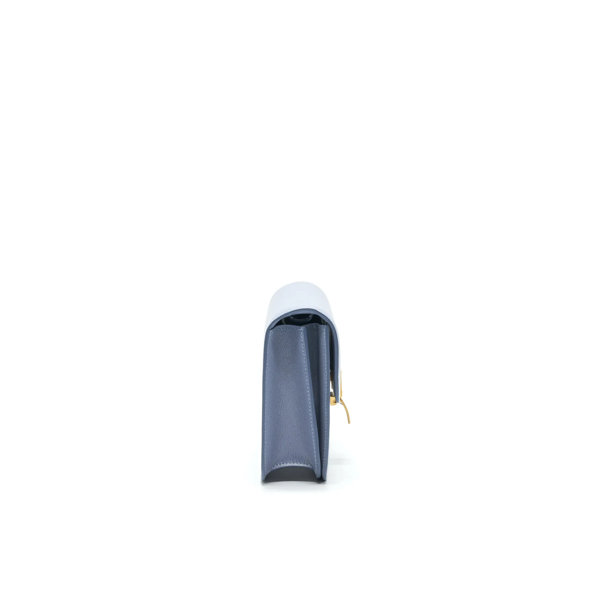 CELINE TEEN CLASSIC BAG IN CALFSKIN LIEGE ARCTIC BLUE