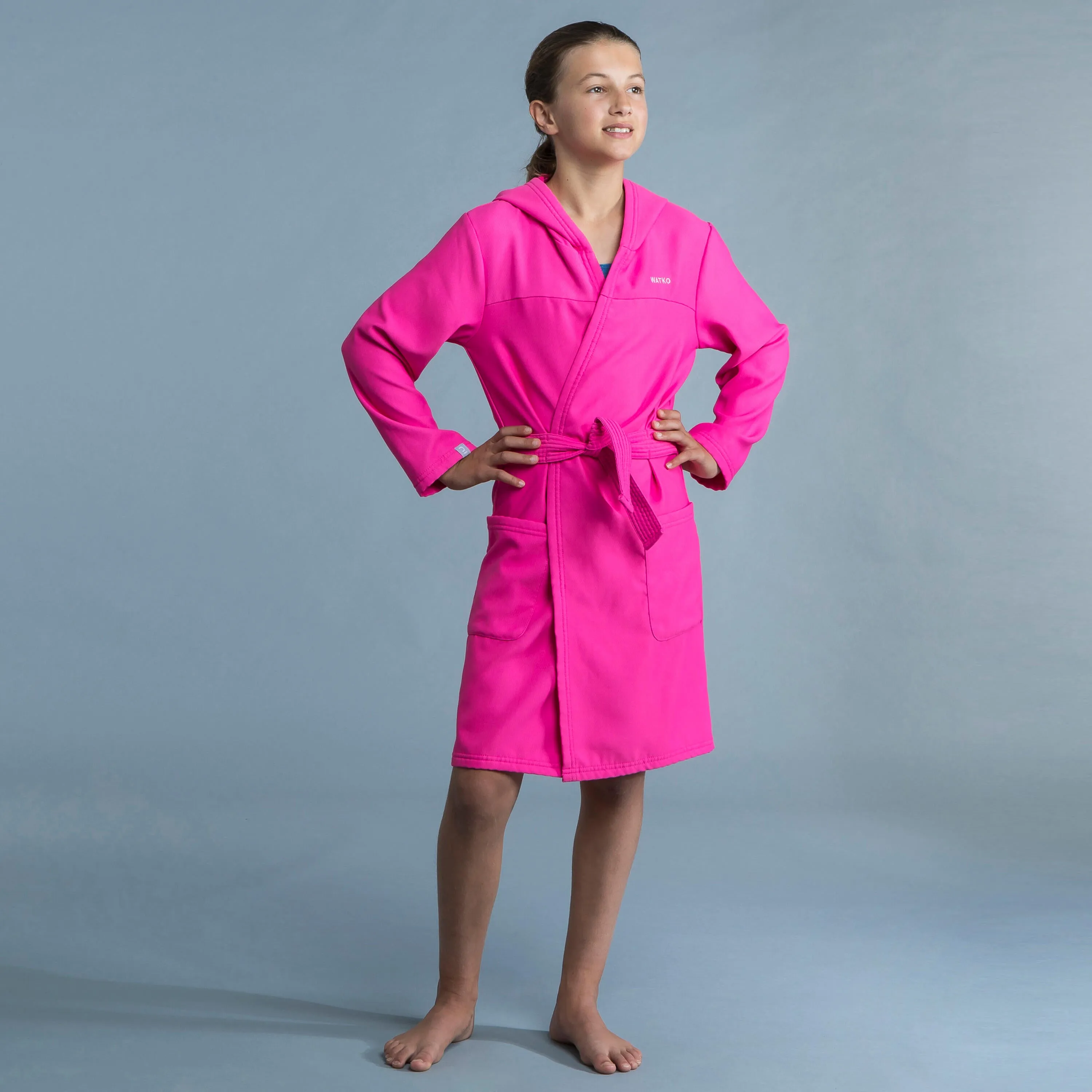 Children's compact robe - pink WATKO