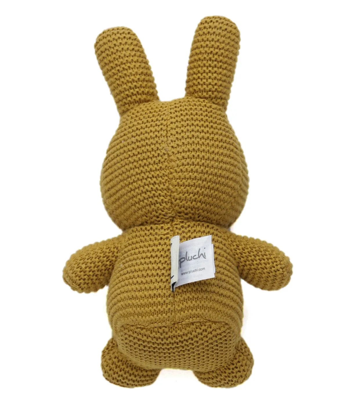 Coco Bunny Mustard 100% Cotton Knitted Stuffed Soft Toy for Babies / Kids