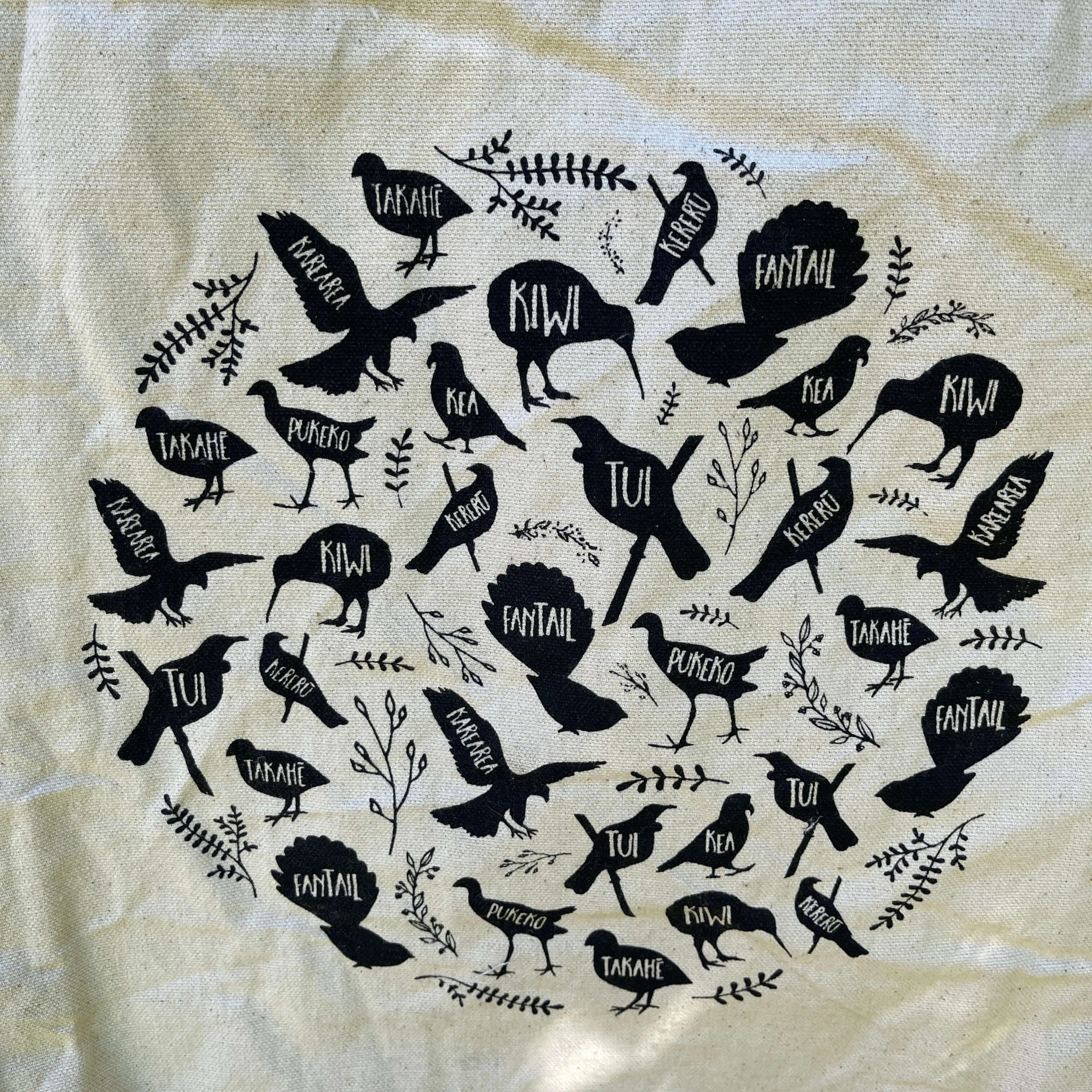 Coromandel Canvas Tote - NZ Birds