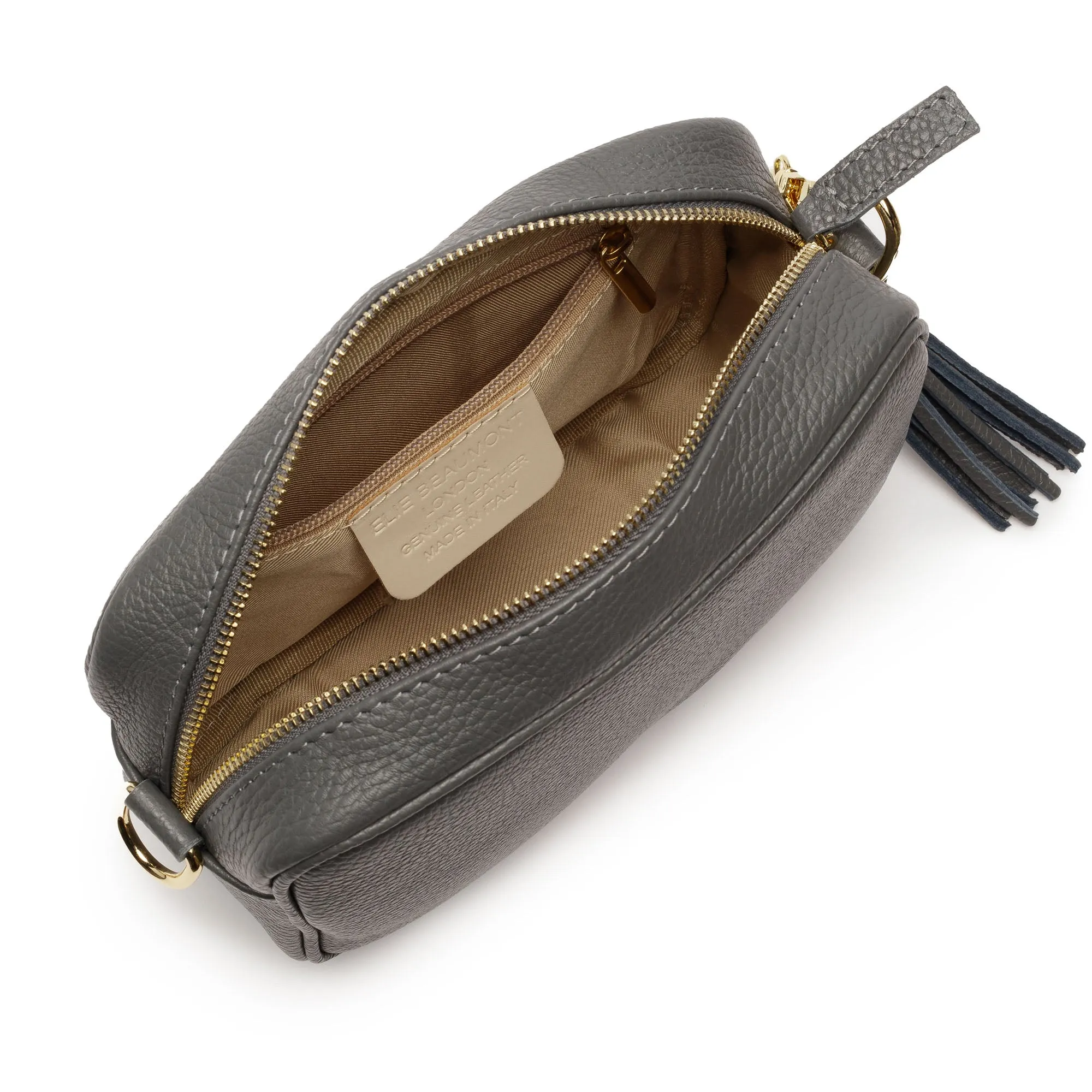 Crossbody Slate (Grey Chevron Strap)
