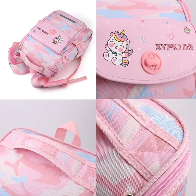 Double School Backpack for Girls