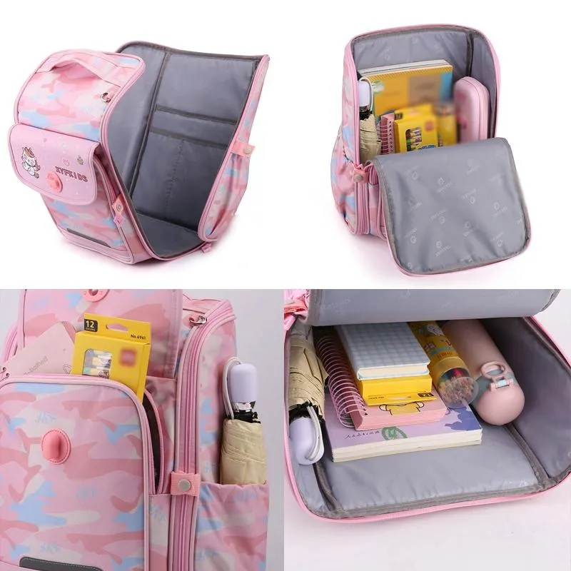 Double School Backpack for Girls