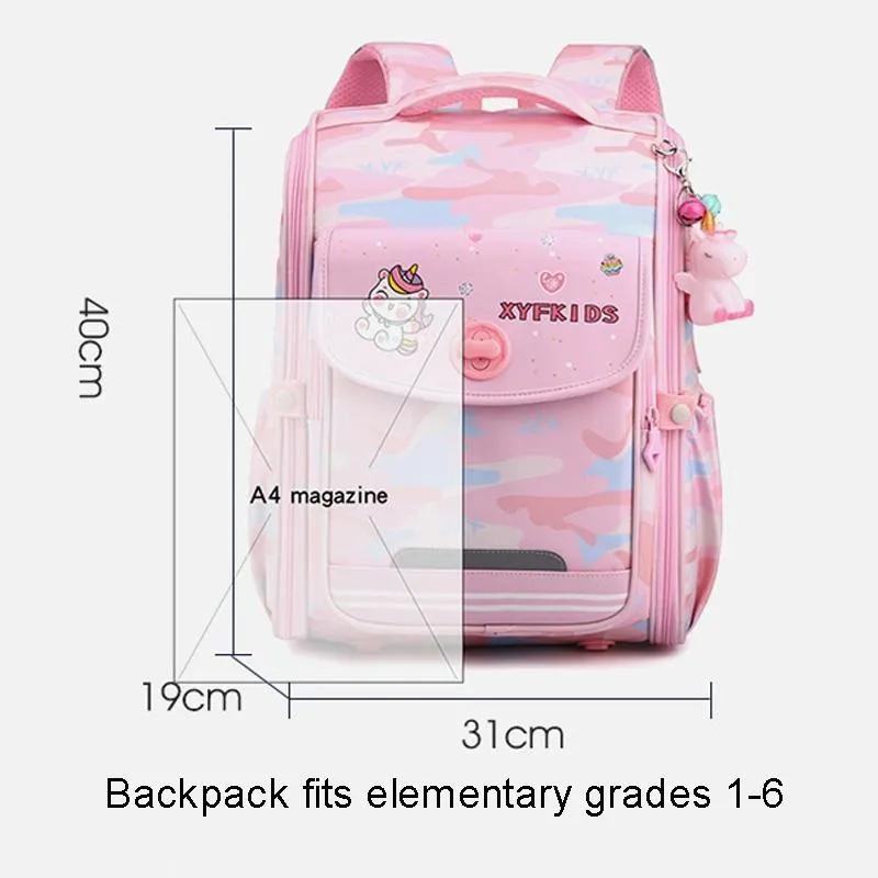 Double School Backpack for Girls