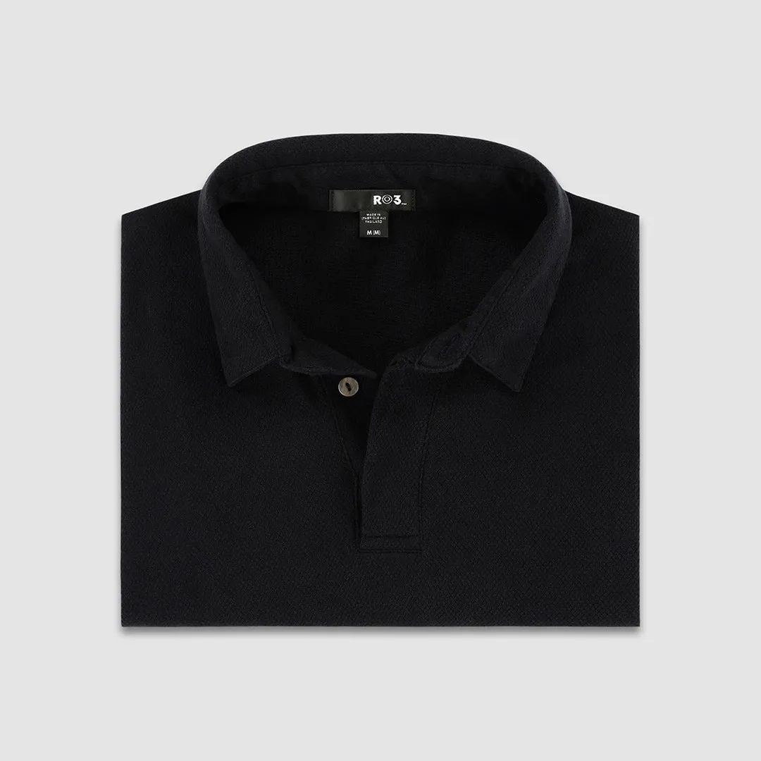 Easy Mesh Polo Black