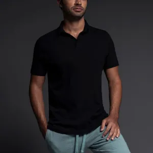 Easy Mesh Polo Black