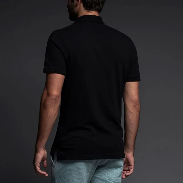 Easy Mesh Polo Black