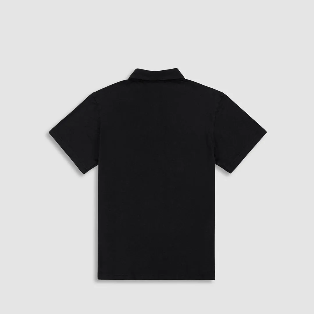 Easy Mesh Polo Black