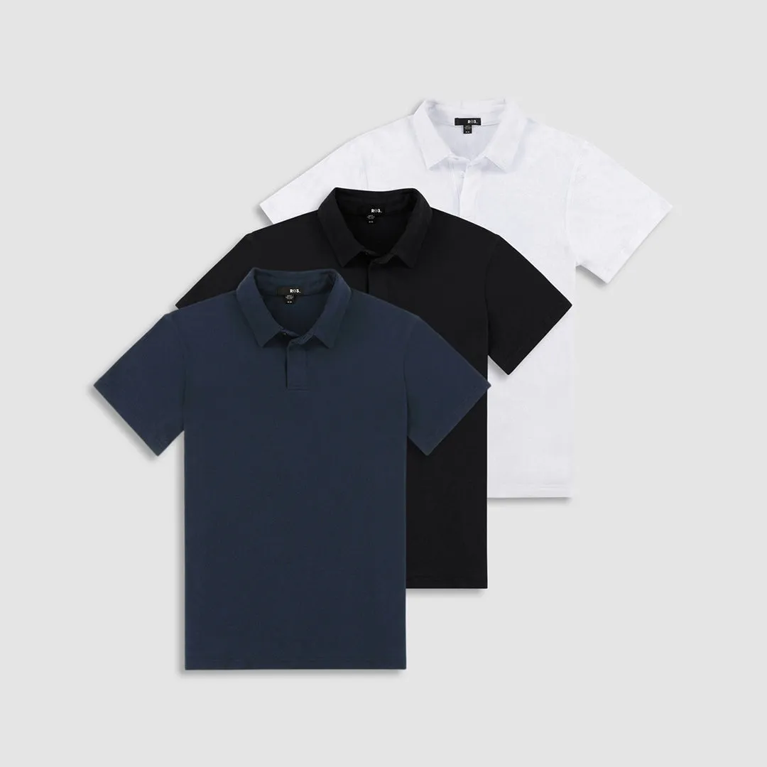 Easy Mesh Polo White
