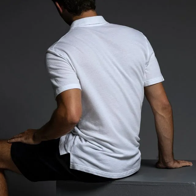 Easy Mesh Polo White