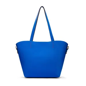 Emma 2 in 1 Leather Tote Bag - Cobalt
