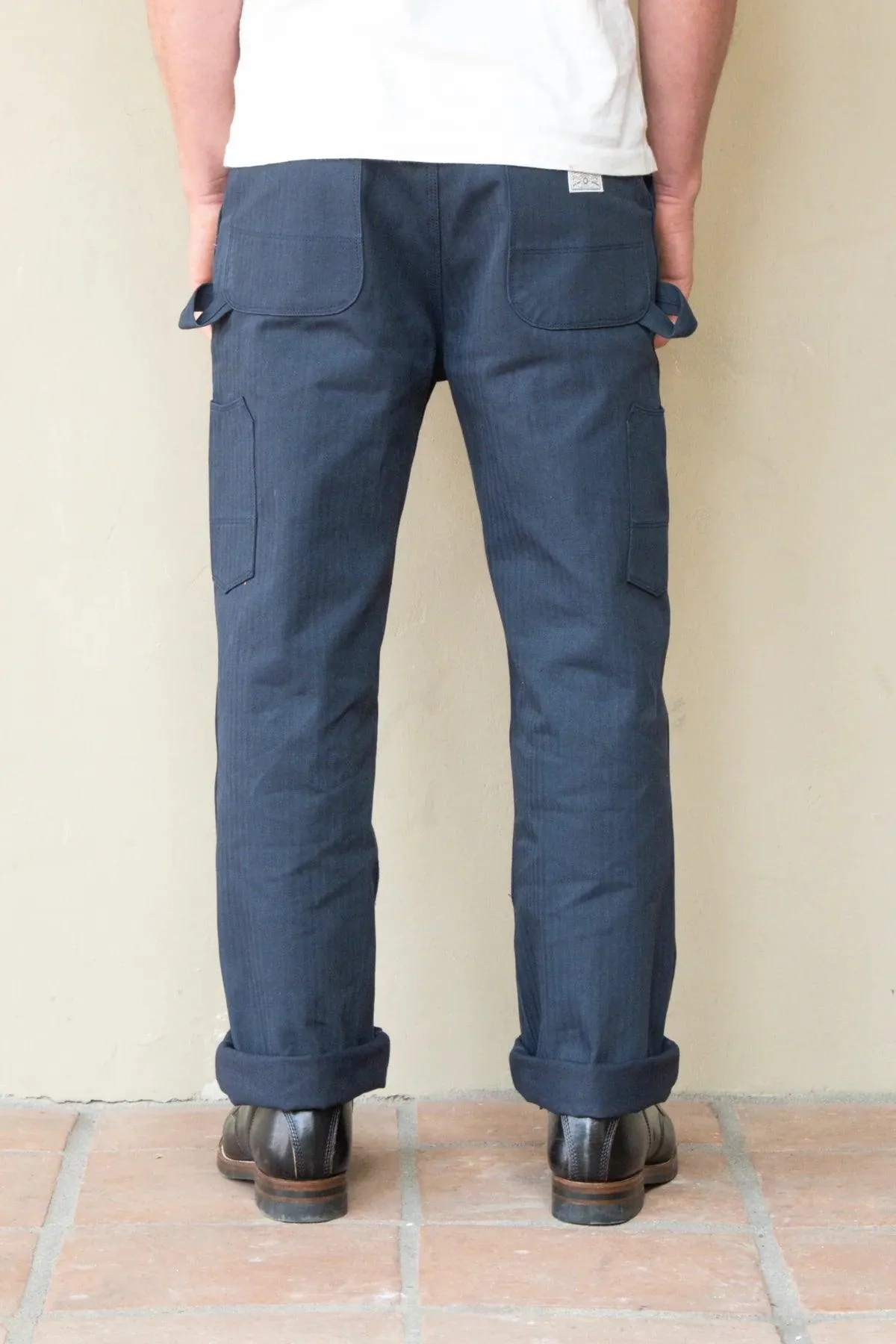 Freenote Cloth - Ortega Pant Herringbone Navy