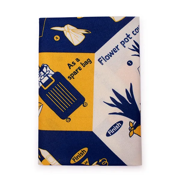 Furoshiki, Japanese Traditional Handkerchief Wrapping Cloth - Eco Cloth Series How to wrap pattern