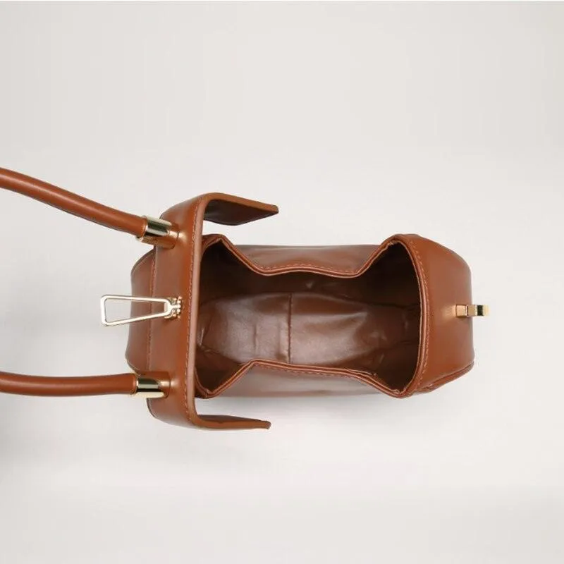 Genuine Leather Luxury Dumplings Handbag
